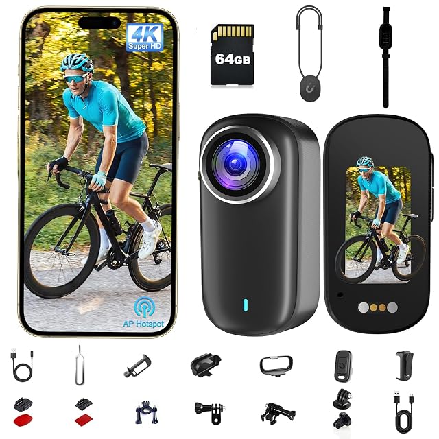 Actionkamera Bextgoo M11 4K mit Magnetclip