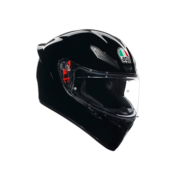Integralhelm AGV K1 S im Profil, mit sichtbarem Heckspoiler