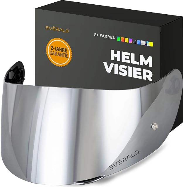 Farbiges Ersatzvisier Everalo für einen AGV-Helm