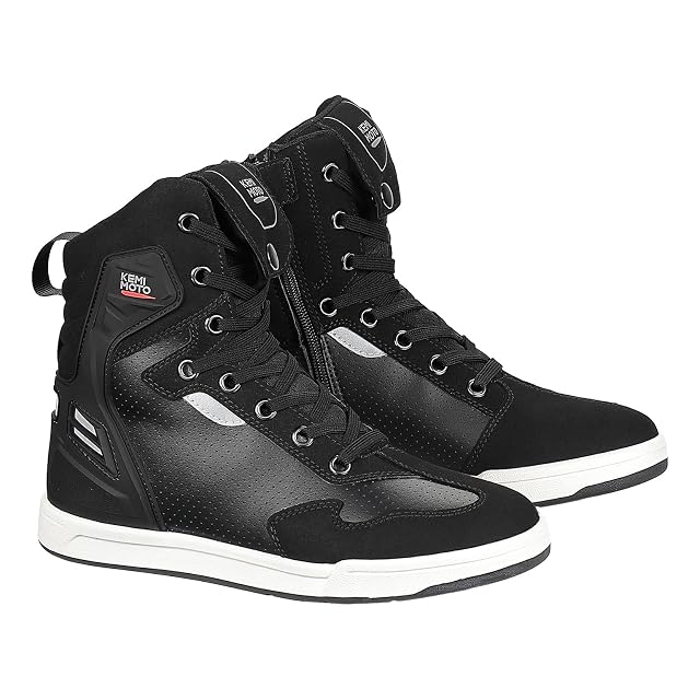 Hoher Motorrad-Sneaker KEMIMOTO, Seitenansicht