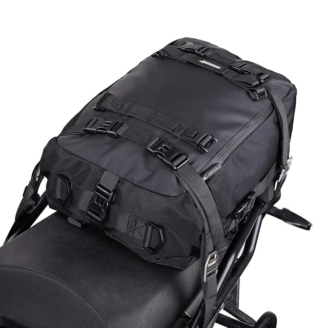Modulare Motorradtasche Rhinowalk mit 20 L in Schwarz