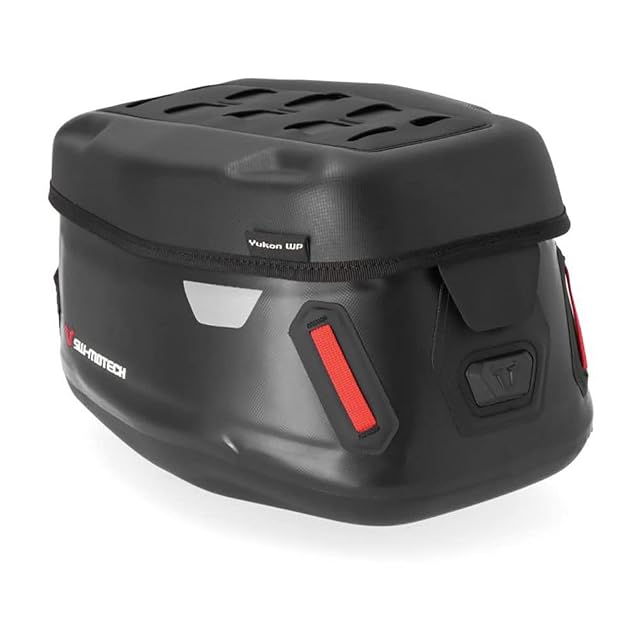 Tankrucksack SW-Motech Yukon WP auf einem Quick-Lock-Ring