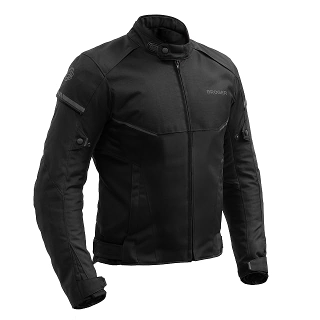 Textile Motorradjacke BROGER Grid, Dreiviertelansicht