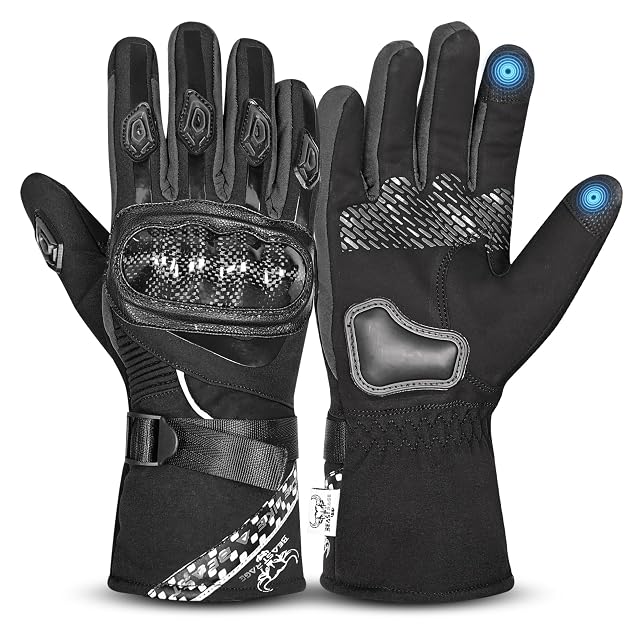 Wärmender Winterhandschuh BEAST RAGE, Handrücken
